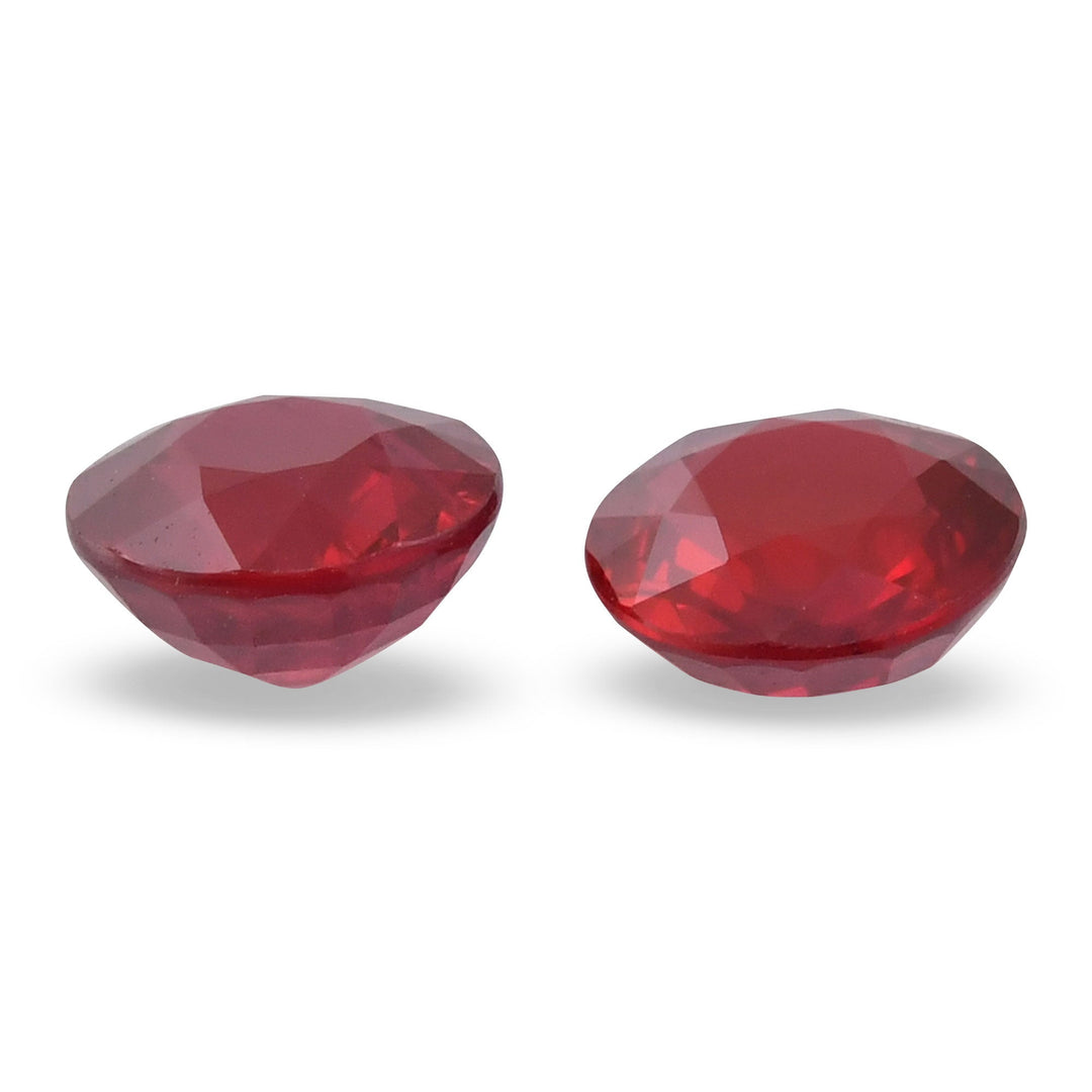 2.90 Carat Red  Round Ruby