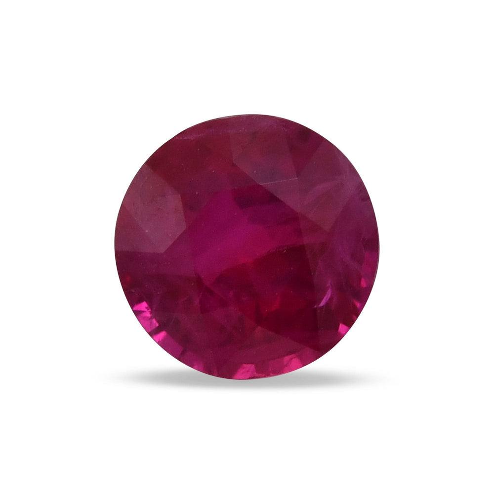1.49 Carat Red  Round Ruby