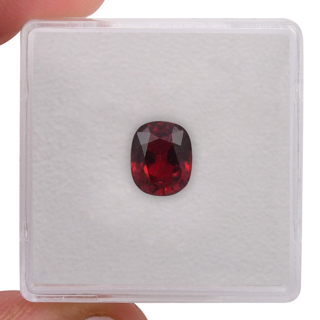 1.85 Carat Red MOZAMBIQUE Cushion Ruby CD