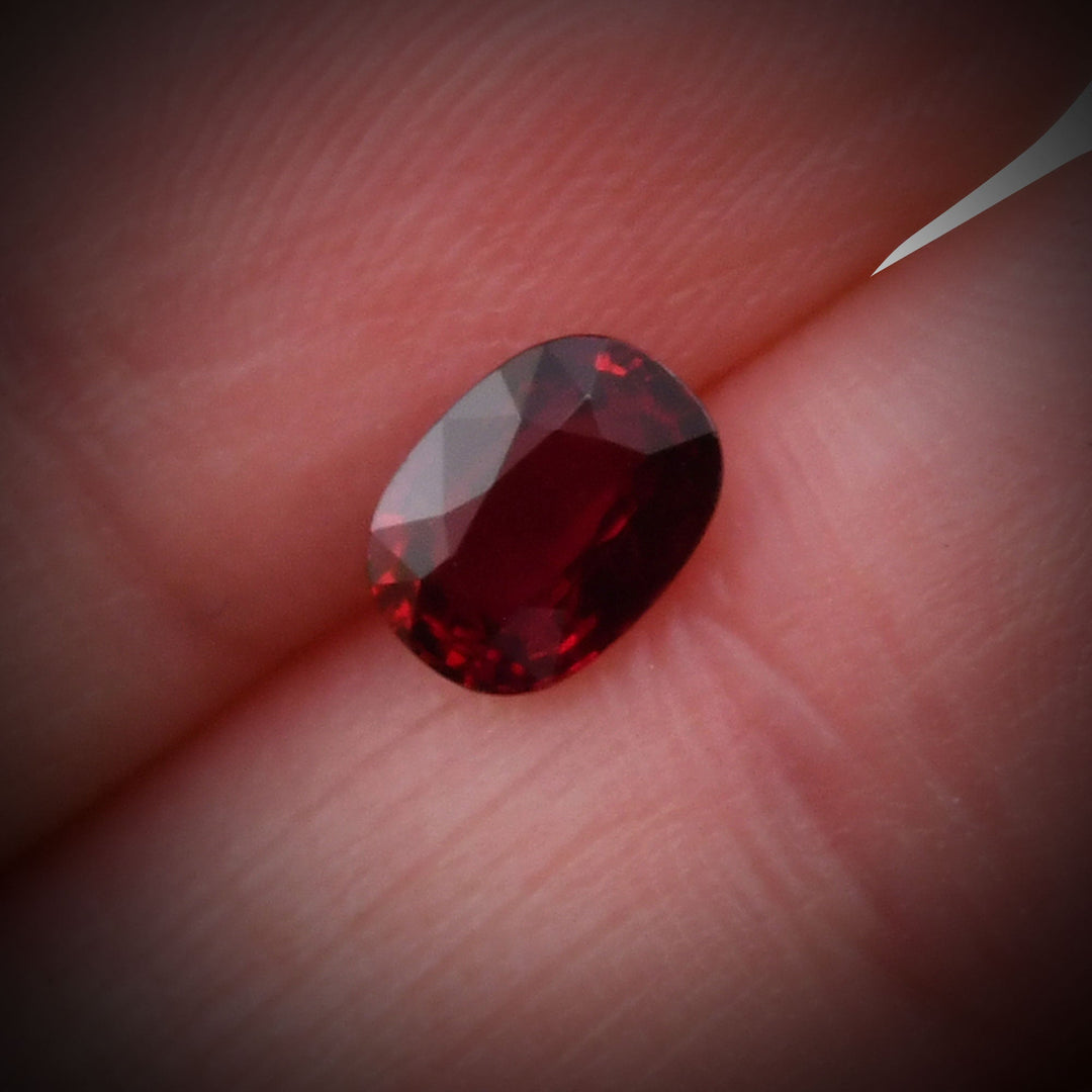 1.08 Carat Red Oval Ruby GIA No Heat