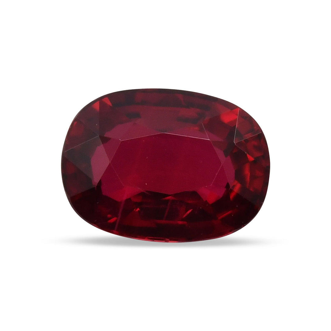 1.08 Carat Red Oval Ruby GIA No Heat