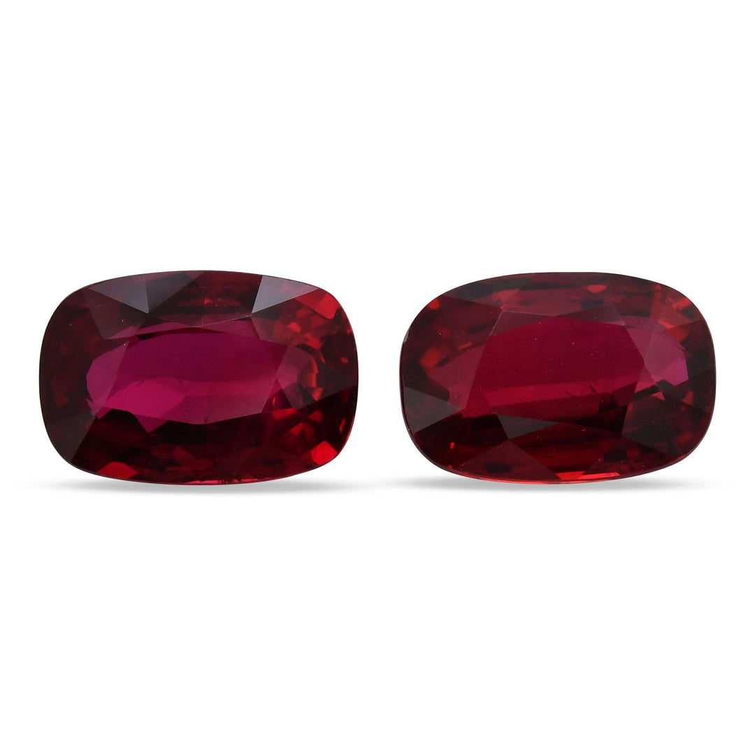 6.08 Carat Red MOZAMBICAN Cushion Ruby GRS