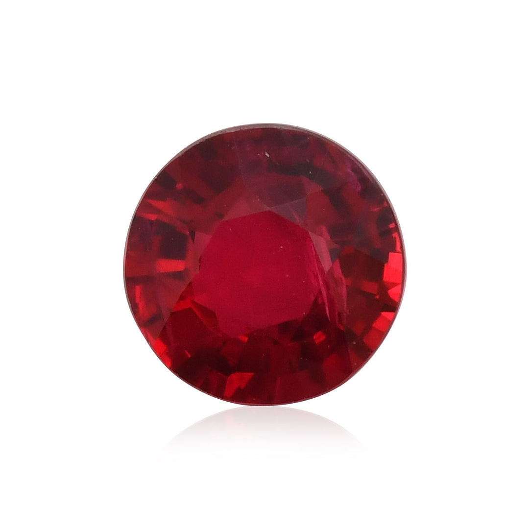 1.52 Carat Red MOZAMBIQUE Round Ruby