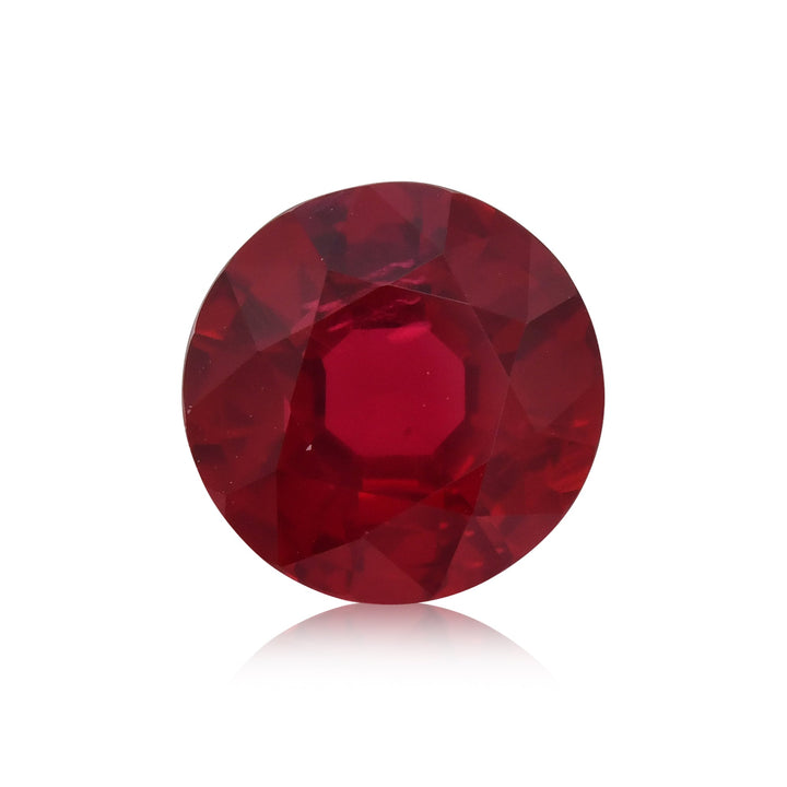 1.72 Carat Red MOZAMBIQUE Round Ruby CD