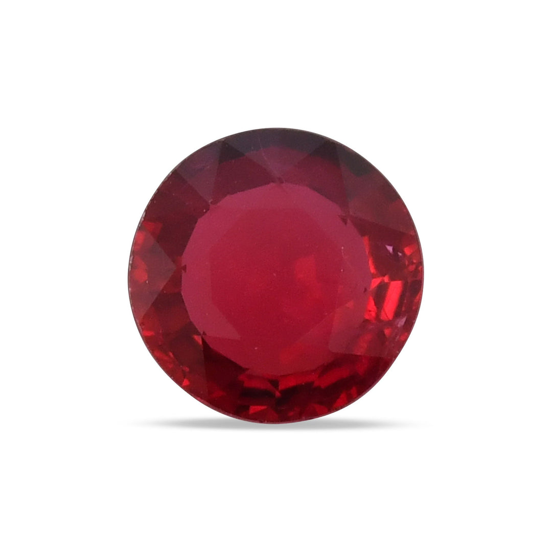 1.53 Carat Red MOZAMBICAN Round Ruby