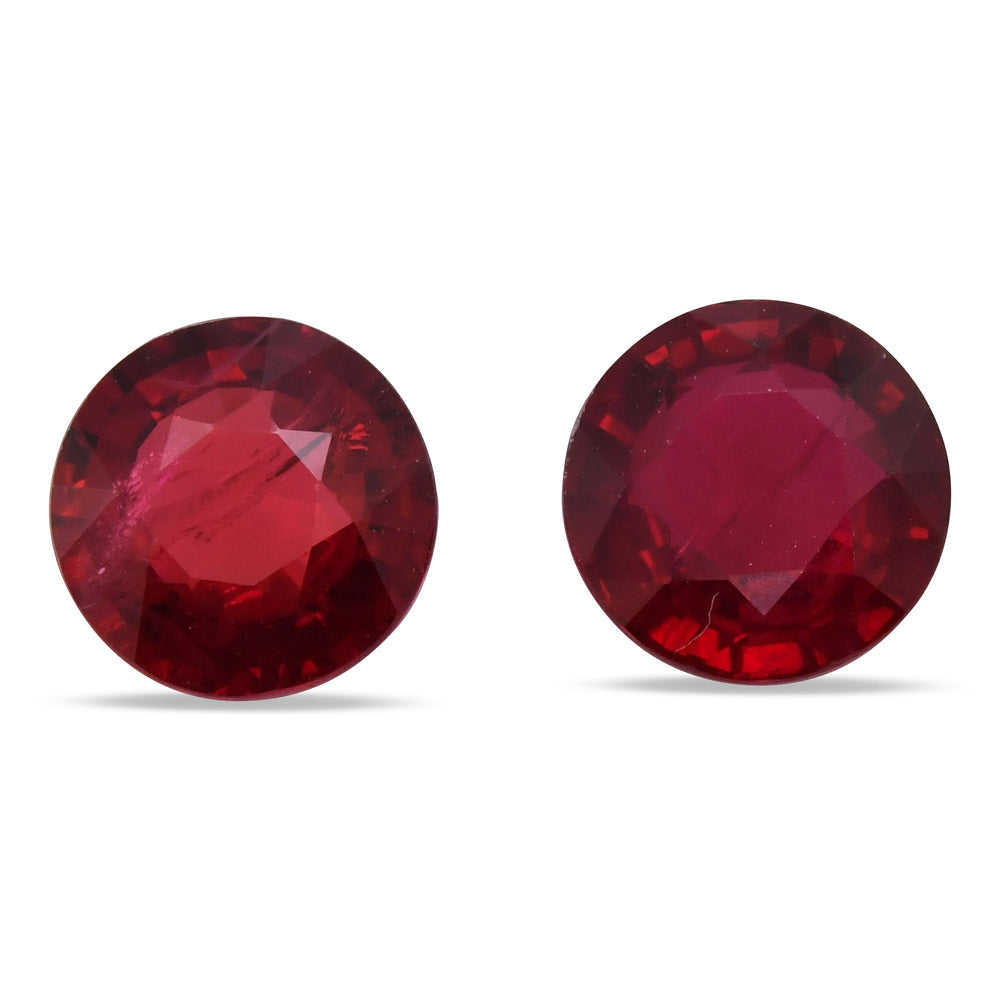 3.02 Carat Red MOZAMBICAN Round Ruby