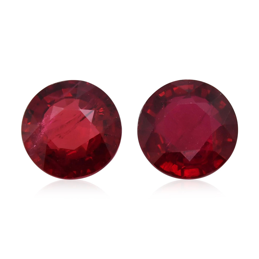 3.02 Carat Red MOZAMBICAN Round Ruby