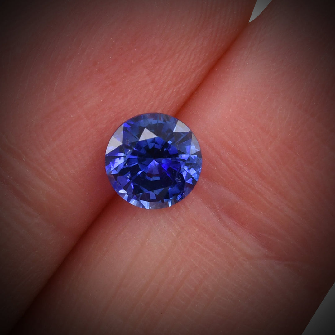 1.14 Carat Blue SRI LANKAN Round Sapphire