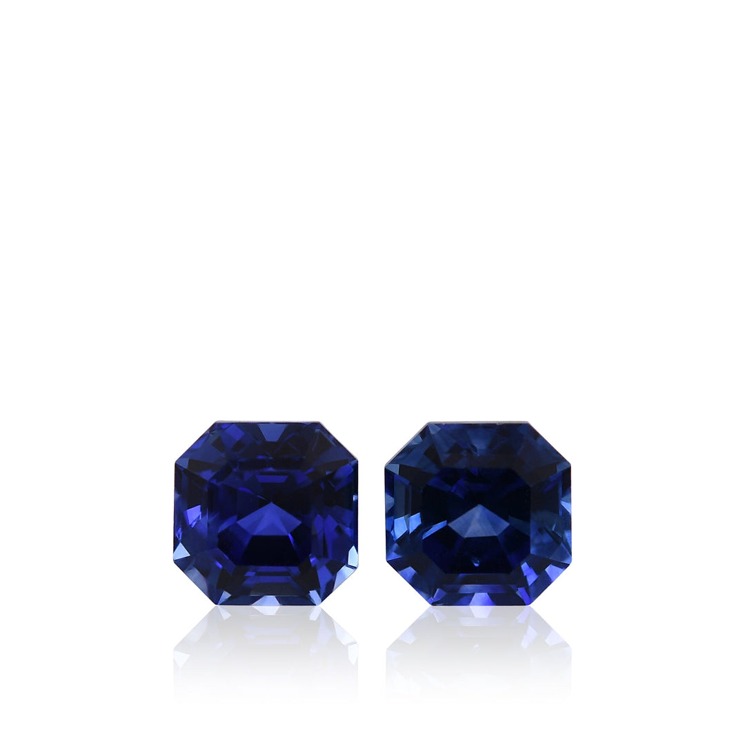 1.75 Carat Blue SRI LANKAN Sq. Emerald Sapphire