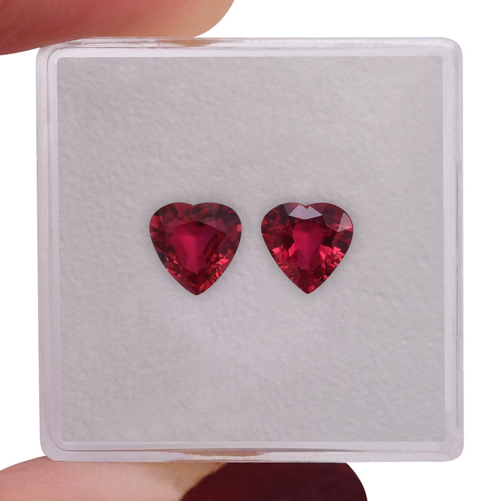 1.50 Carat Red MOZAMBICAN Heart Ruby