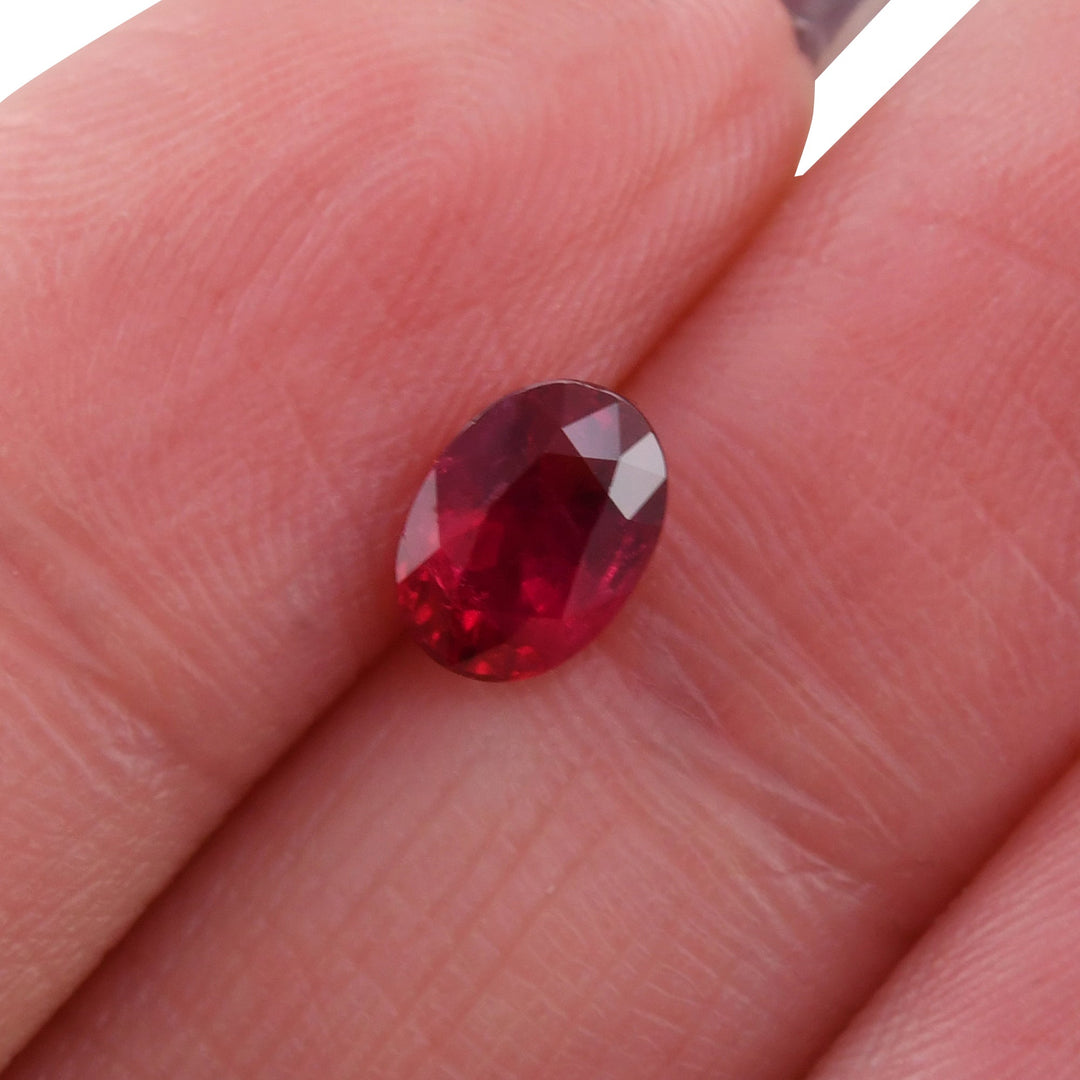 1.13 Carat Red MOZAMBIQUE Oval Ruby
