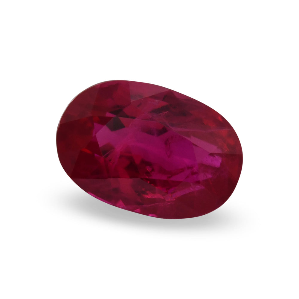 1.00 Carat Red MOZAMBIQUE Oval Ruby
