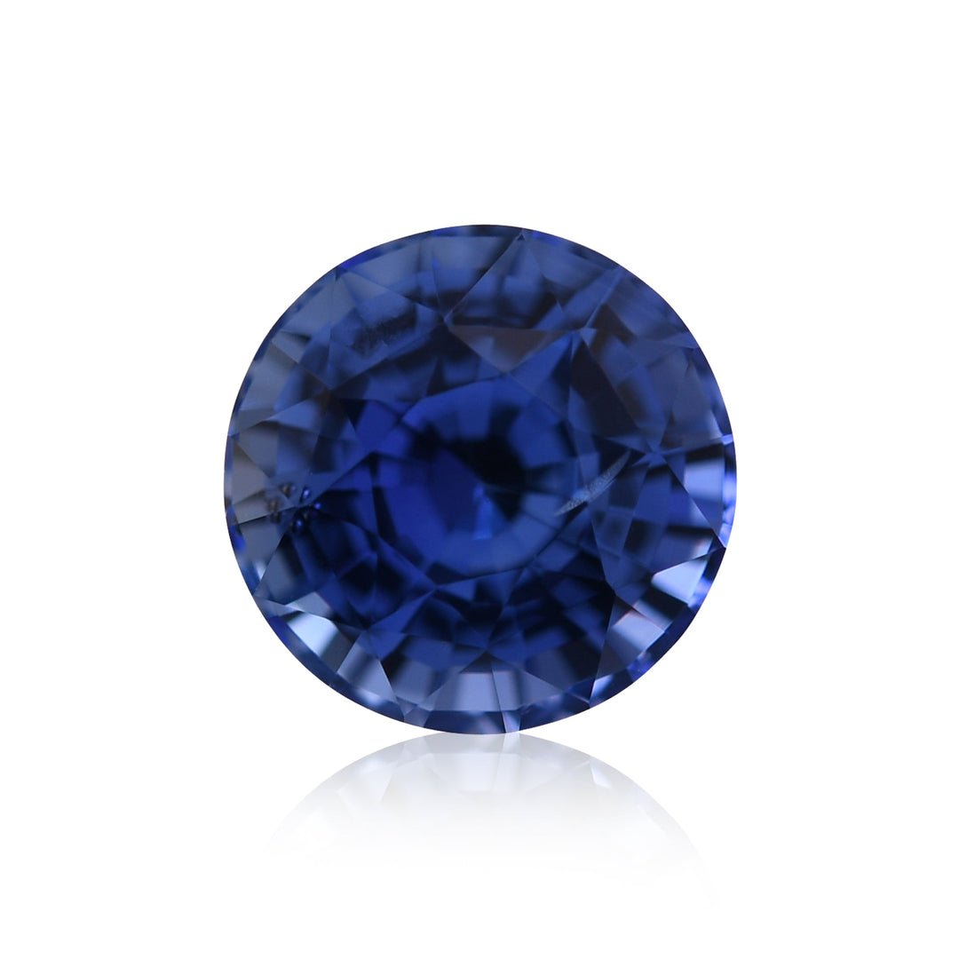 1.63 Carat Blue SRI LANKAN Round Sapphire CD