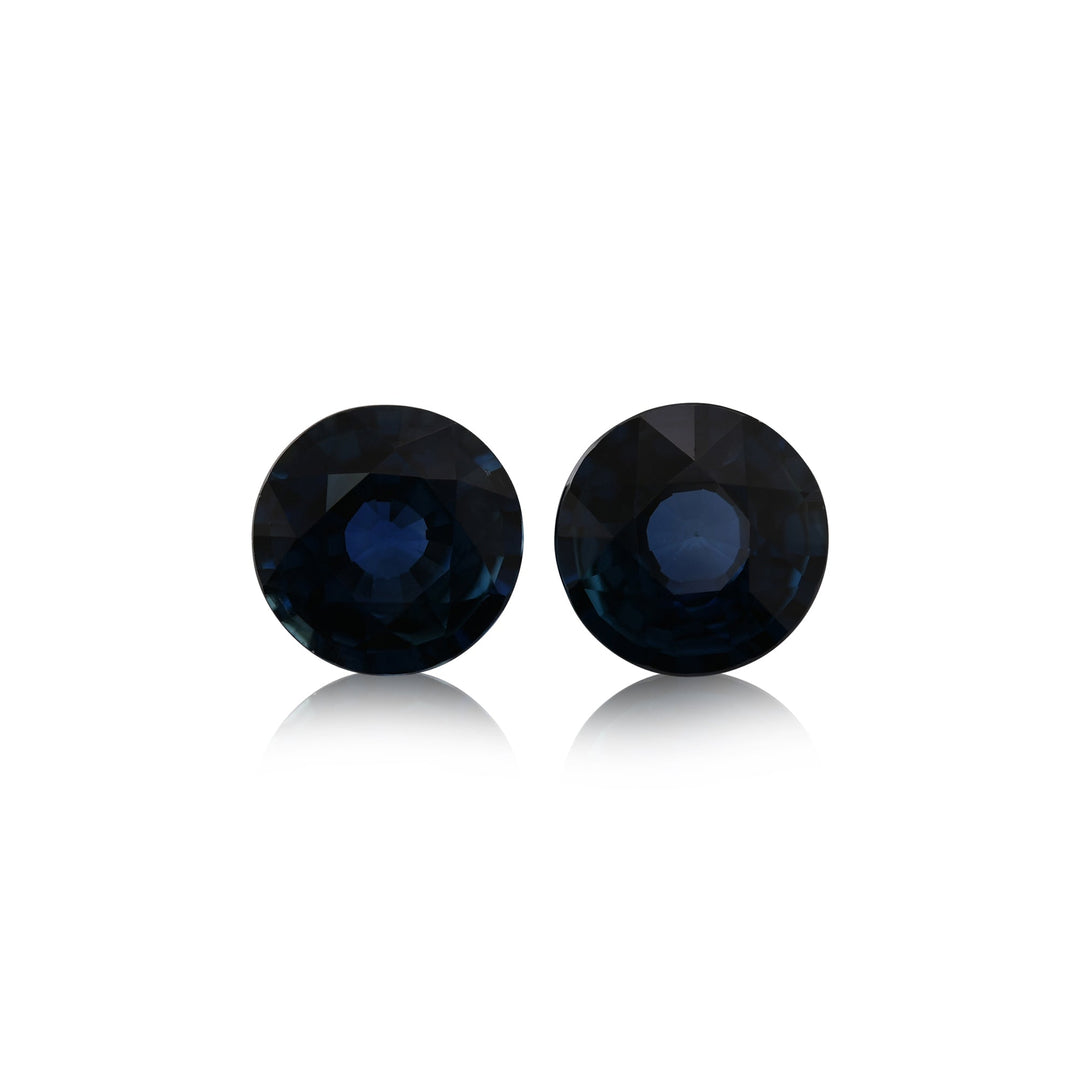 3.41 Carat Blue THAI Round Sapphire