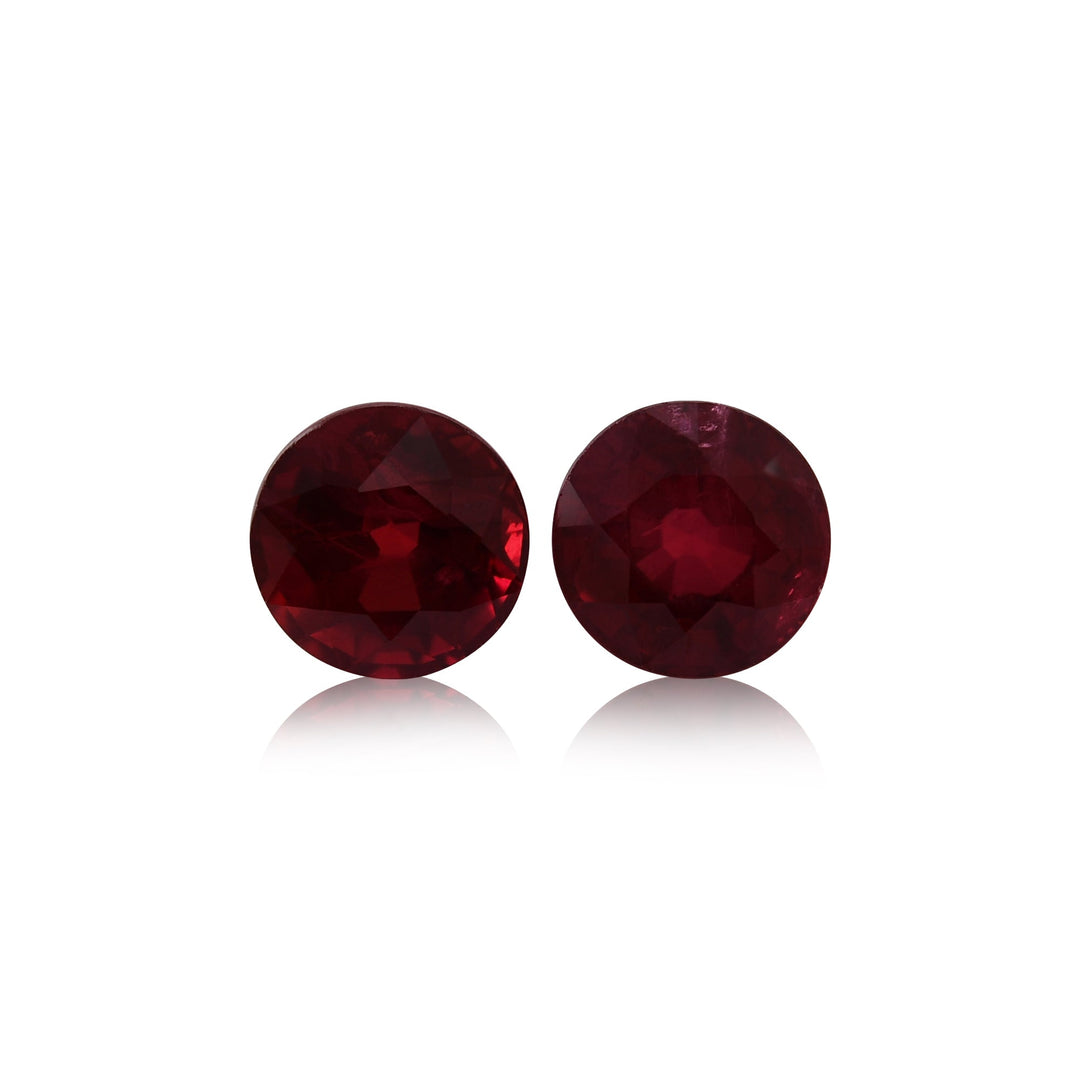 3.22 Carat Red MOZAMBICAN Round Ruby