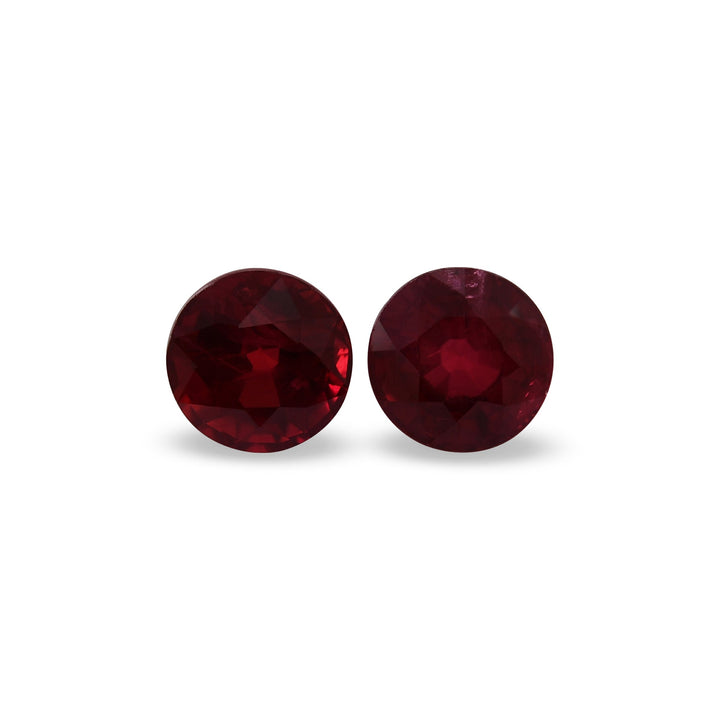 3.22 Carat Red MOZAMBICAN Round Ruby