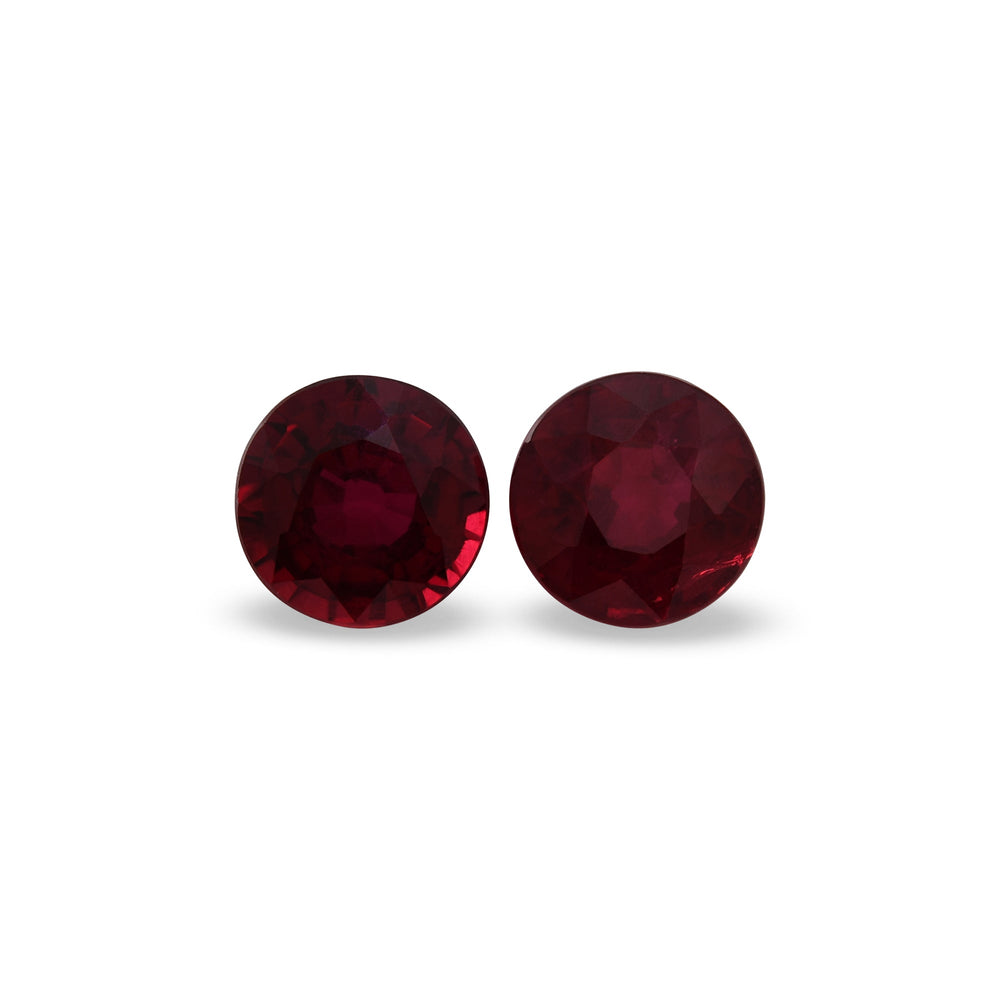 2.57 Carat Red MOZAMBICAN Round Ruby