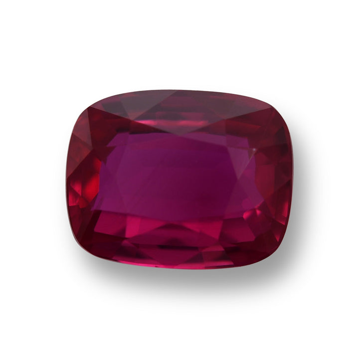 2.02 Carat Red MOZAMBIQUE Cushion Ruby CD