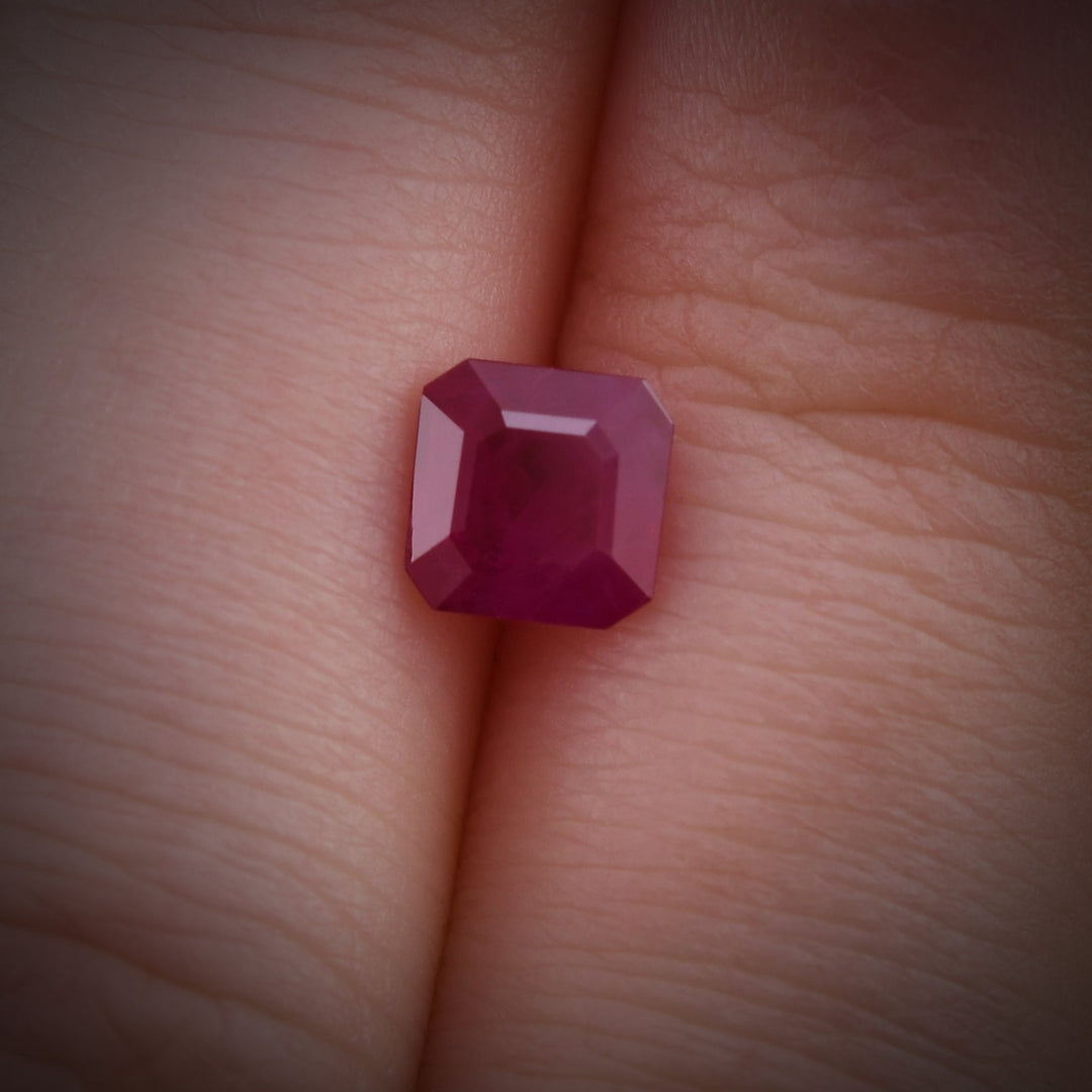 1.17 Carat Red BURMESE Emerald Ruby