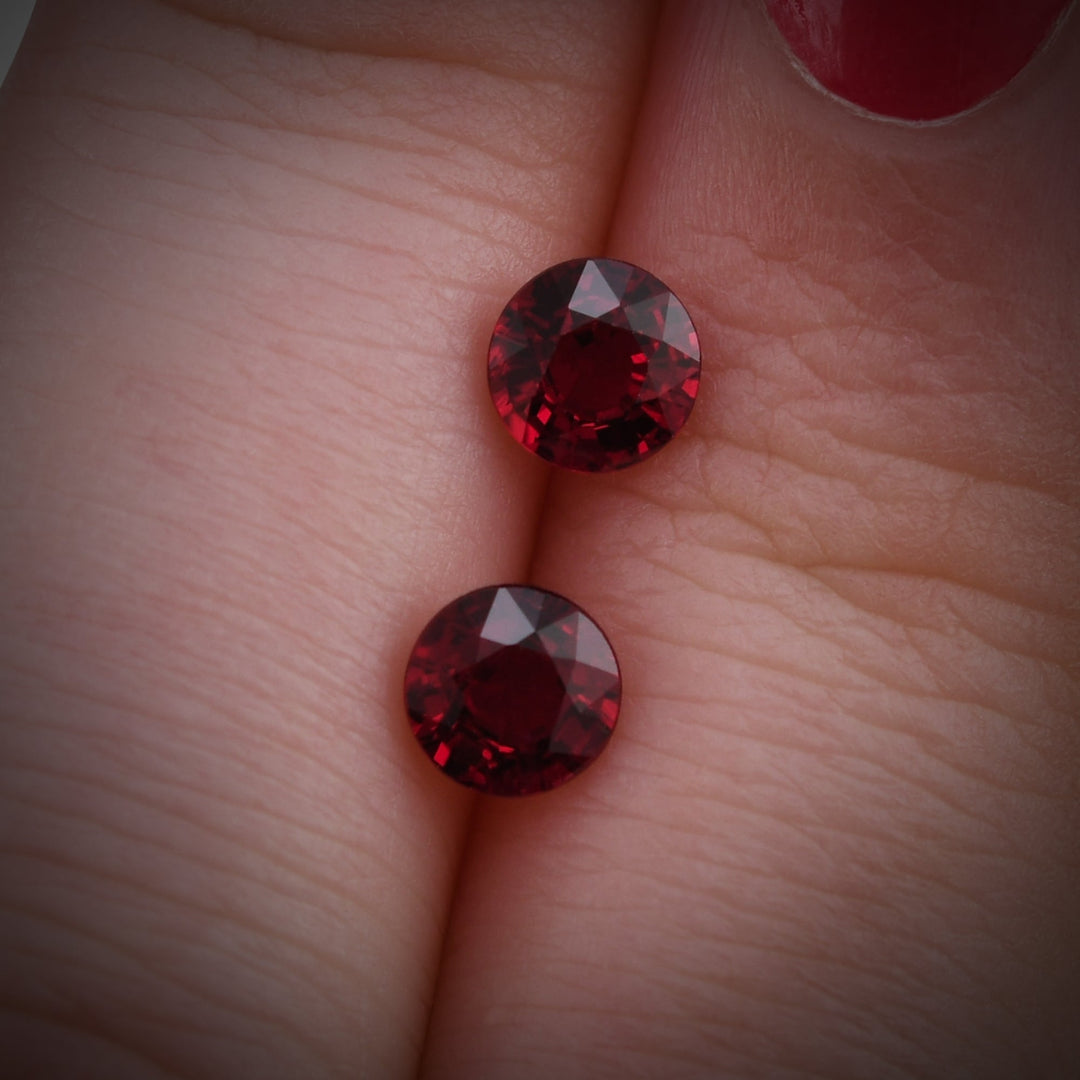 1.28 Carat Red MOZAMBICAN Round Ruby