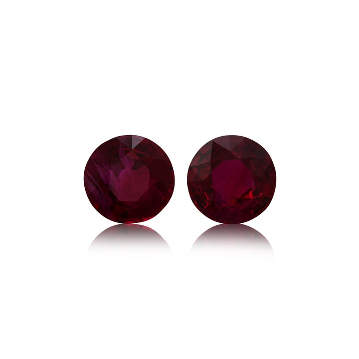 1.07 Carat Red MOZAMBICAN Round Ruby