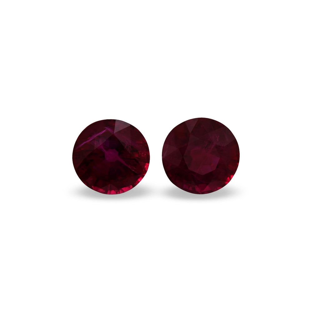 1.17 Carat Red MOZAMBICAN Round Ruby