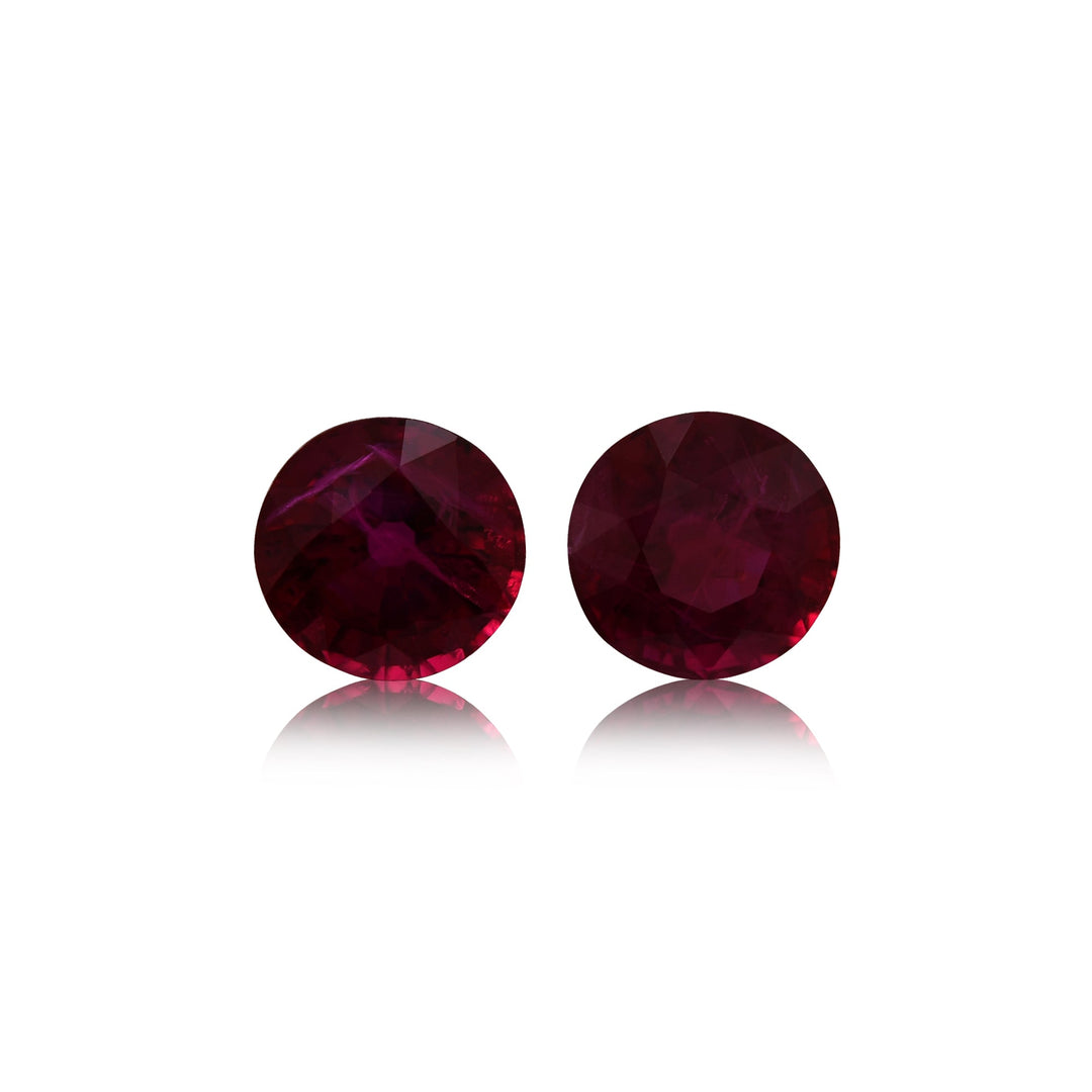 1.17 Carat Red MOZAMBICAN Round Ruby
