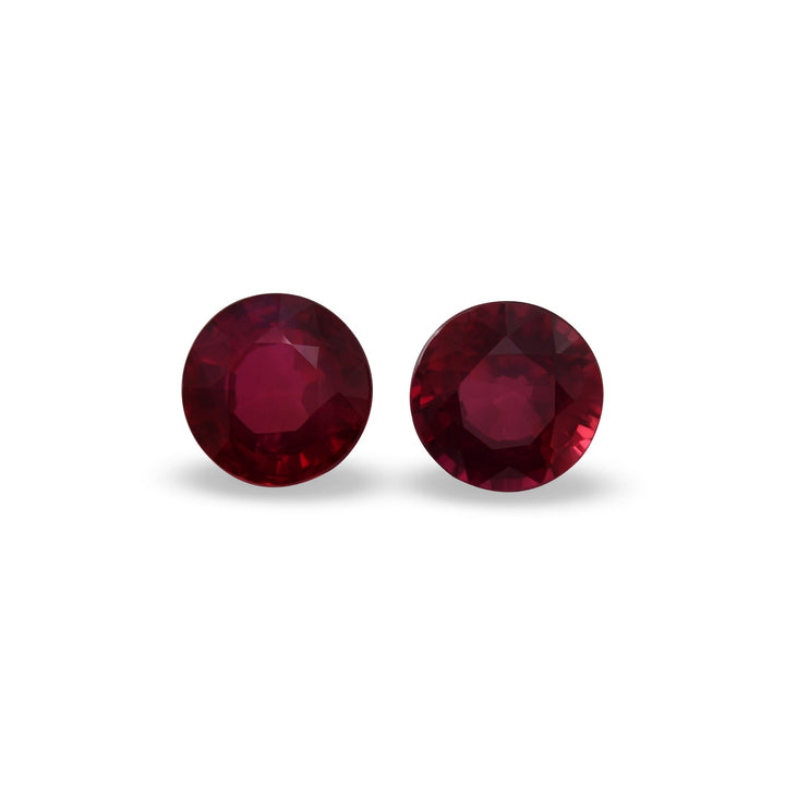 1.25 Carat Red MOZAMBICAN Round Ruby