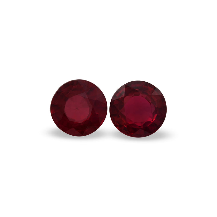 1.30 Carat Red MOZAMBICAN Round Ruby