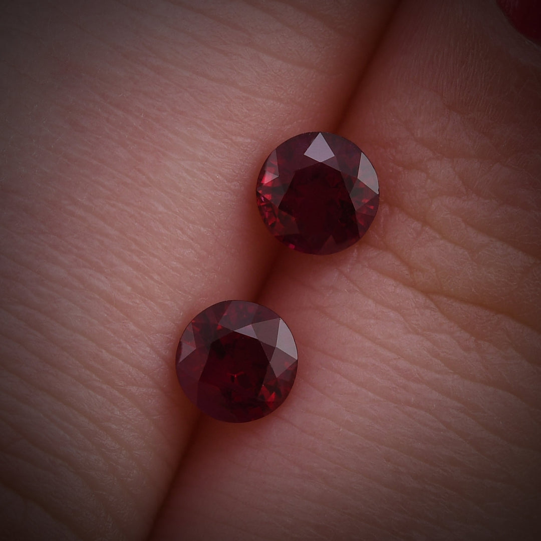 1.10 Carat Red MOZAMBICAN Round Ruby
