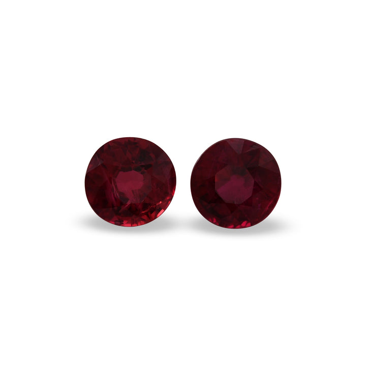 1.25 Carat Red MOZAMBICAN Round Ruby