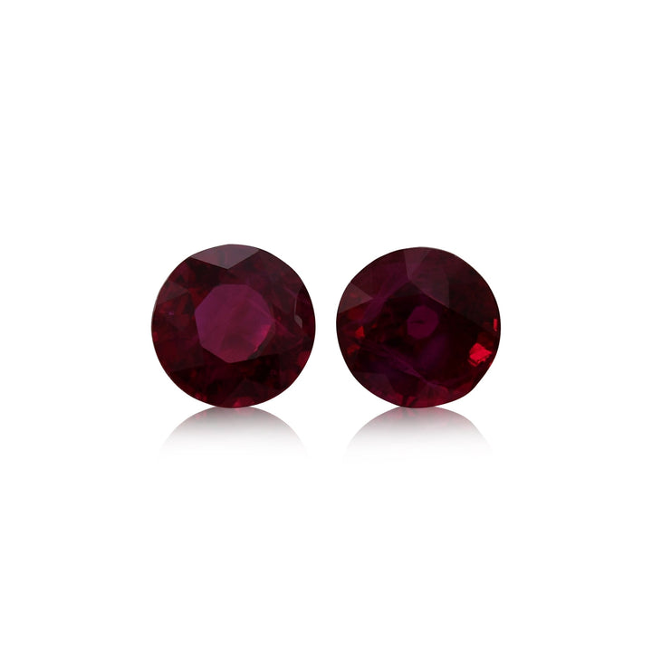 1.22 Carat Red MOZAMBICAN Round Ruby