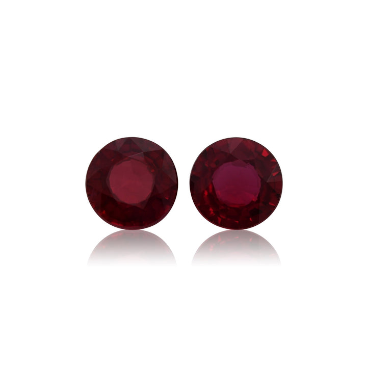 1.10 Carat Red MOZAMBICAN Round Ruby