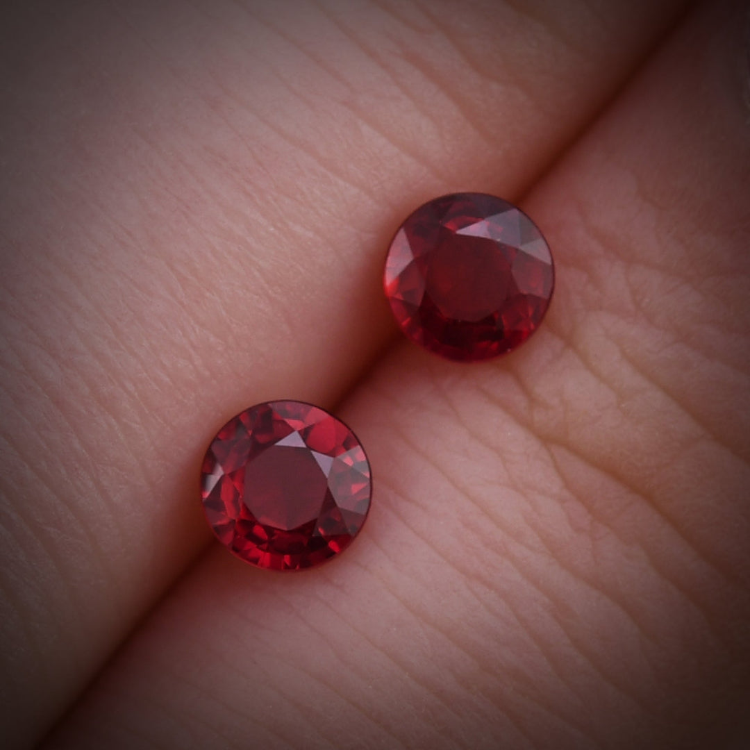 1.10 Carat Red MOZAMBICAN Round Ruby