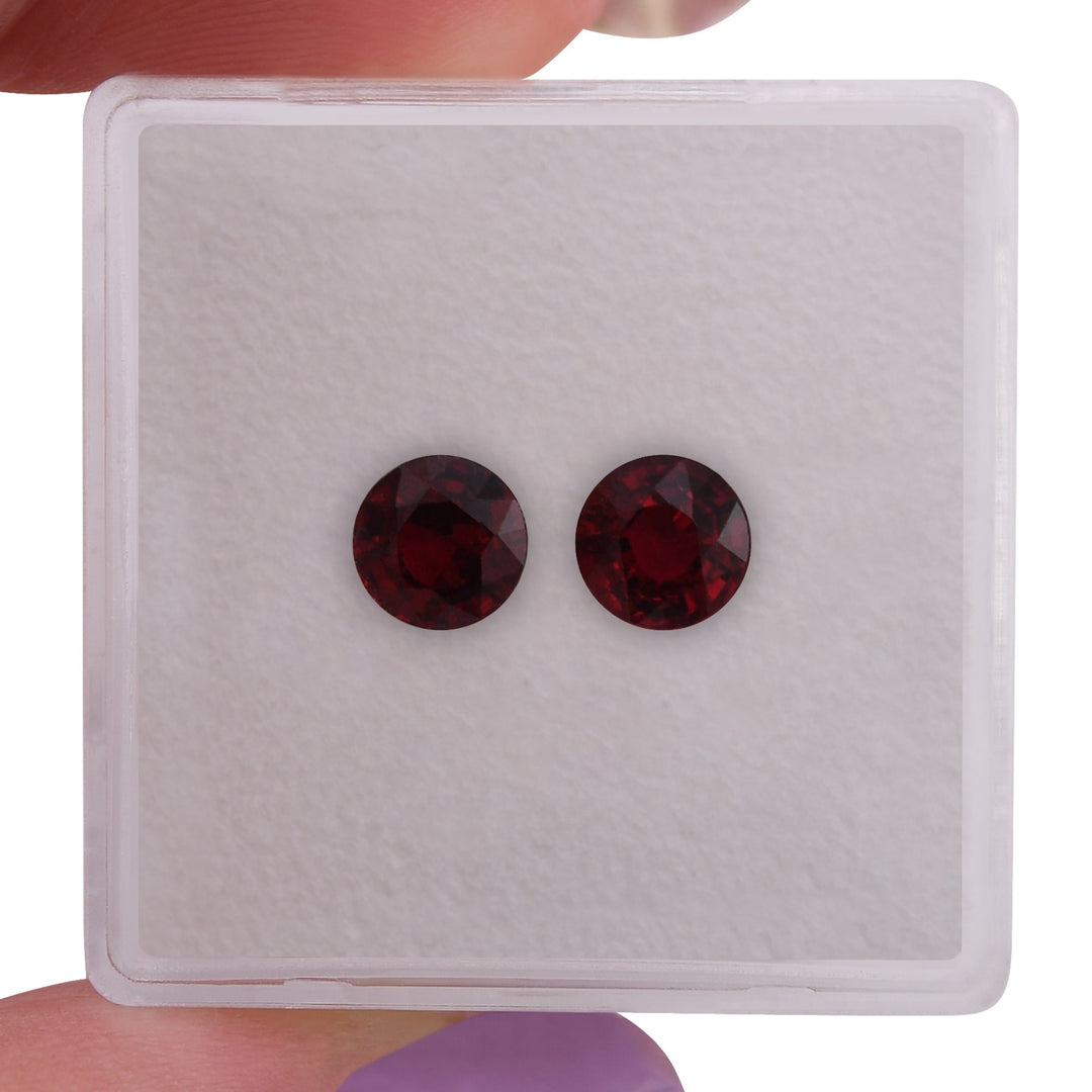 1.62 Carat Red MOZAMBICAN Round Ruby