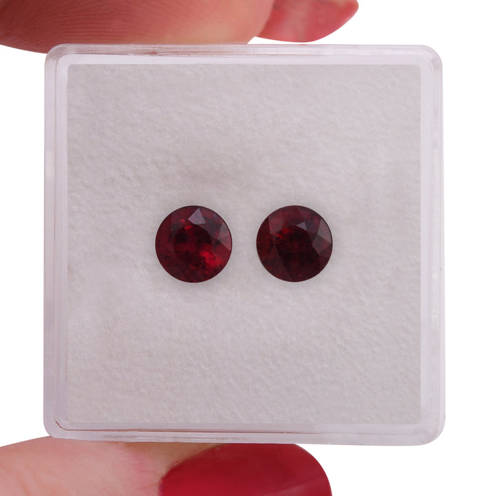 2.04 Carat Red MOZAMBICAN Round Ruby