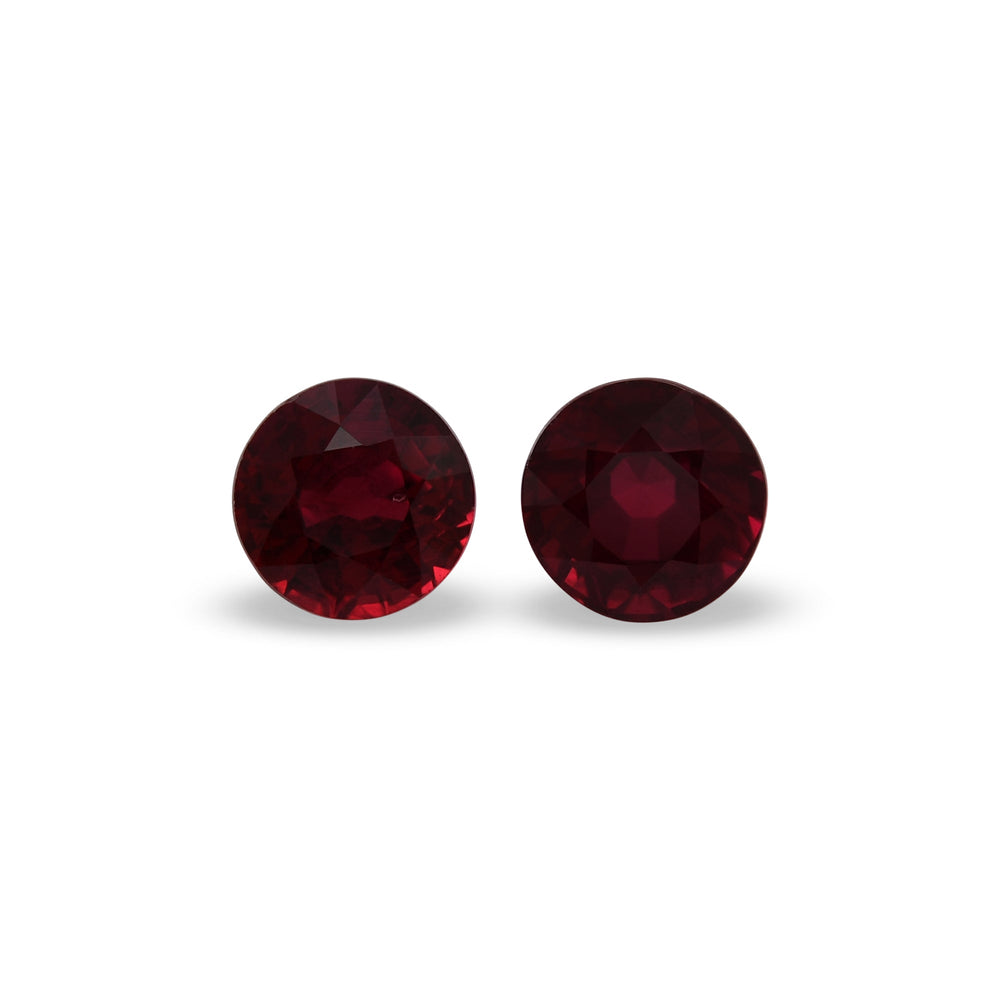2.05 Carat Red MOZAMBICAN Round Ruby