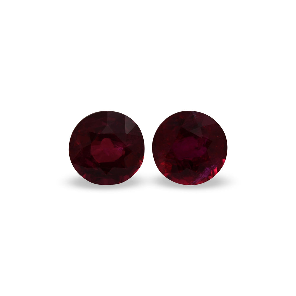 1.42 Carat Red MOZAMBICAN Round Ruby