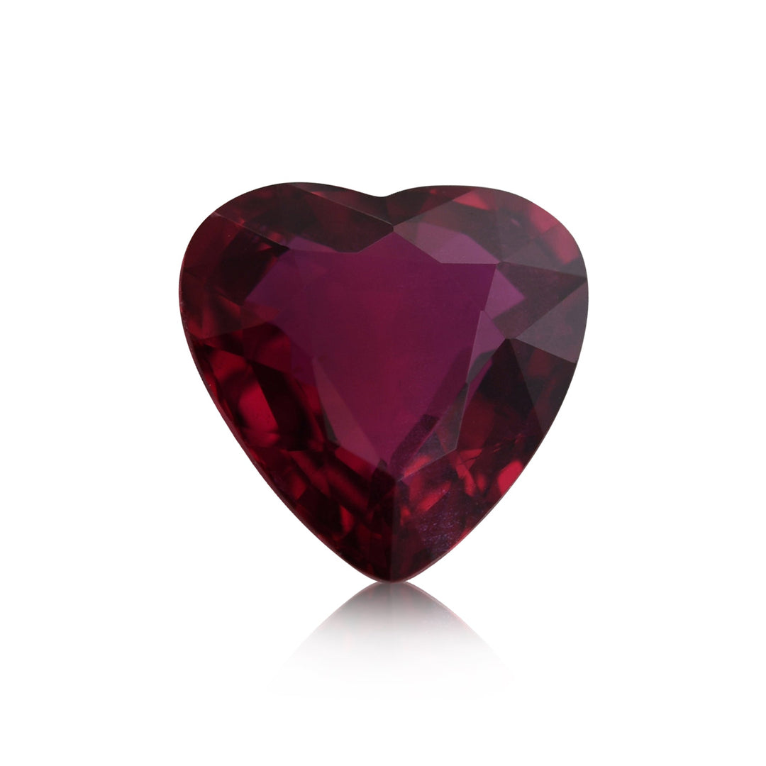 2.02 Carat Red MOZAMBIQUE Heart Ruby CD
