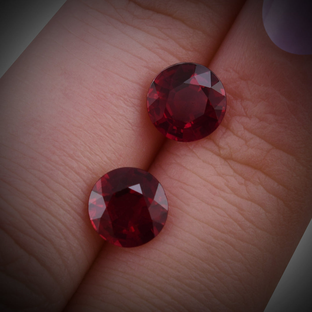 3.11 Carat Red MOZAMBICAN Round Ruby GIA