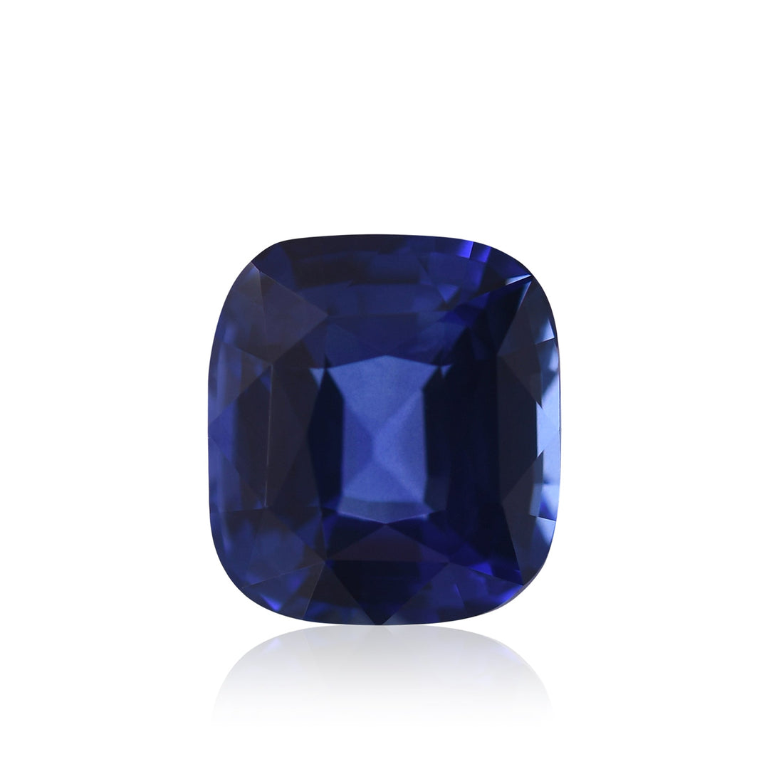 4.03 Carat Blue SRI LANKAN Cushion Sapphire CD