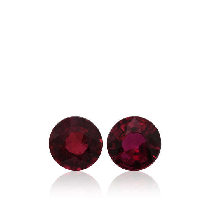 2.19 Carat Red MOZAMBIQUE Round Ruby
