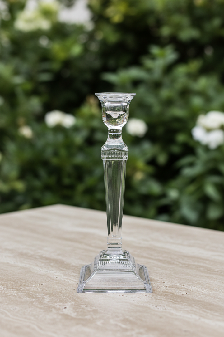 Napoleone Candlestick - Travertine